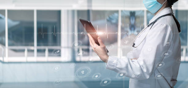 istock Providing medical care with the help of modern technologies. 1419136419
