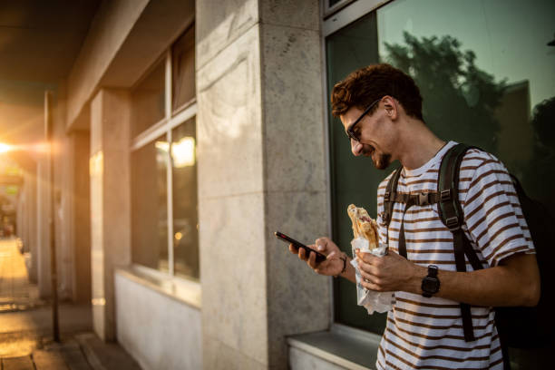 istock I enjoy fast food and walking around town 1419139733