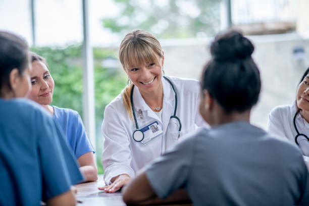 istock Medical Students With Their Teacher 1419141140