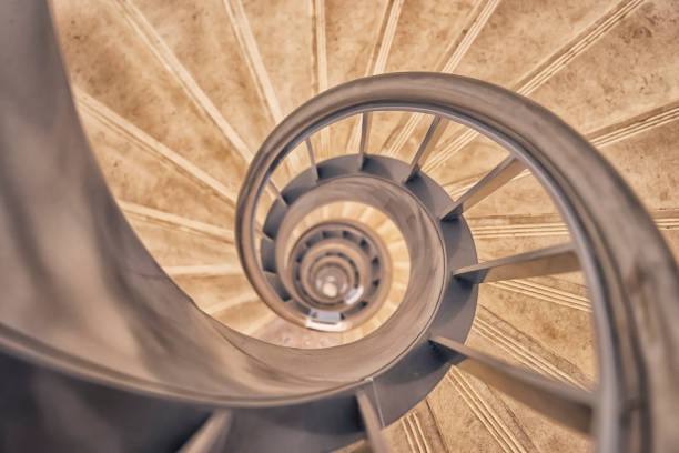 istock Abstract stairs concept in Paris city 1419144500