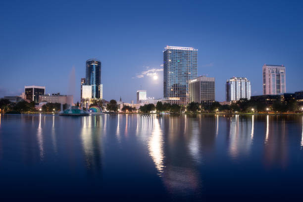 istock Orlando’s Lake Eola Park Blue Hour 1419144510