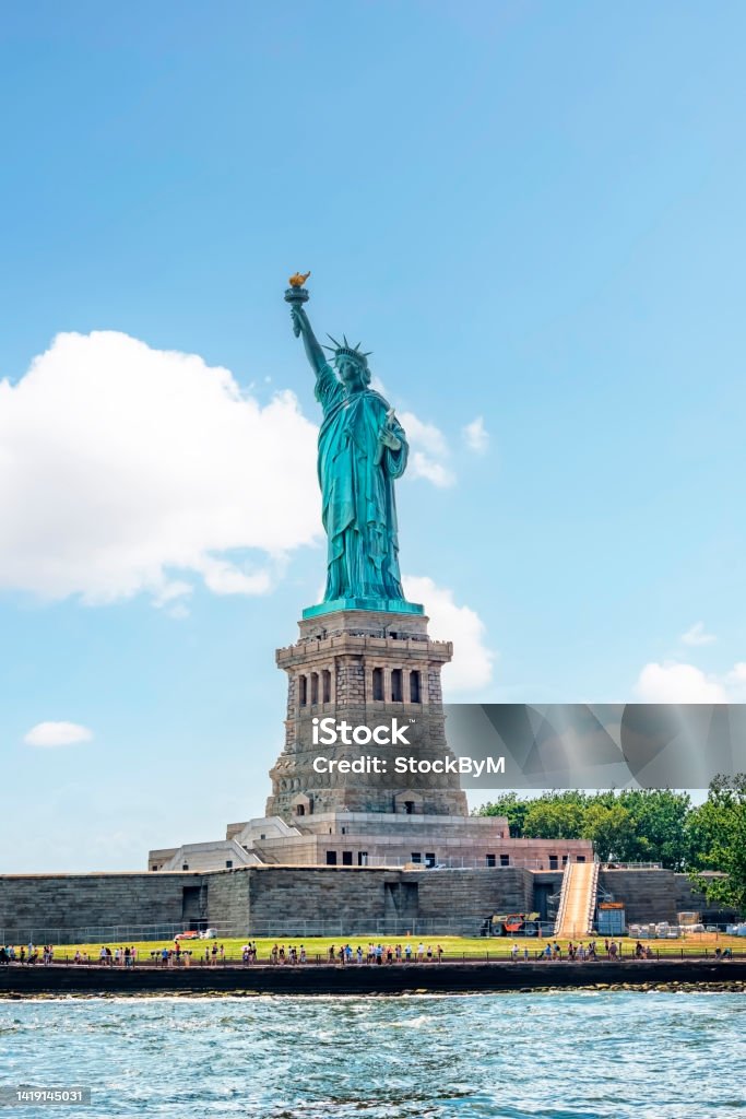 Statue of Liberty in New York A famous monument in New York City New York City Stock Photo