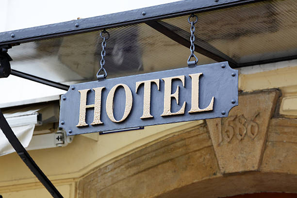 istock Signboard "Hotel" 141914696