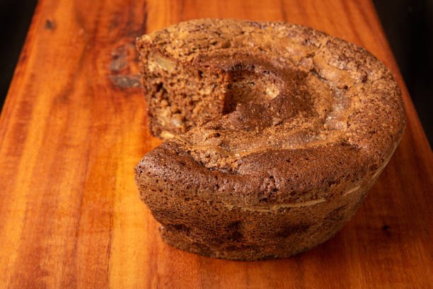 istock Apple and cinnamon cake on a rustic wooden surface, selective focus. 1419148104