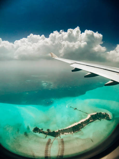 istock maldives islands from the airplane 1419148265