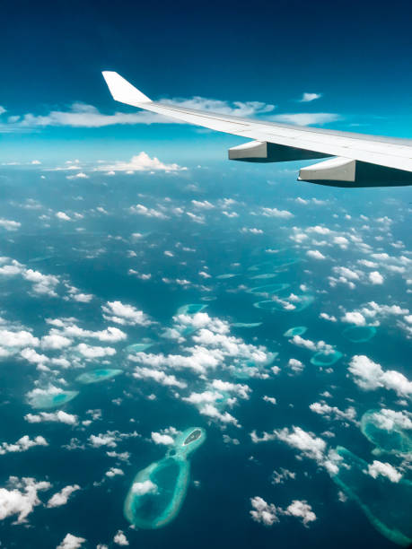 istock maldives islands from the airplane 1419148306