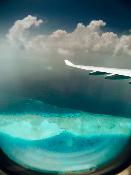 istock maldives islands from the airplane 1419148314