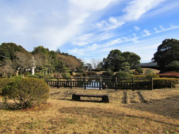 istock Japan. Nice sunny day in January. At the Park. 1419152329
