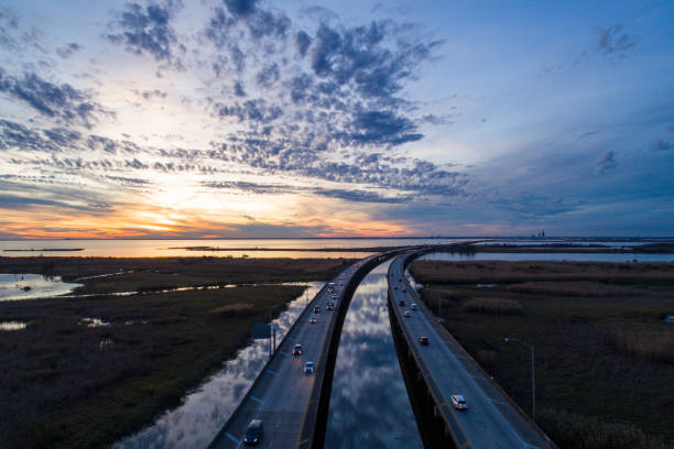 istock Mobile Bay, Alabama at sunset 1419153395