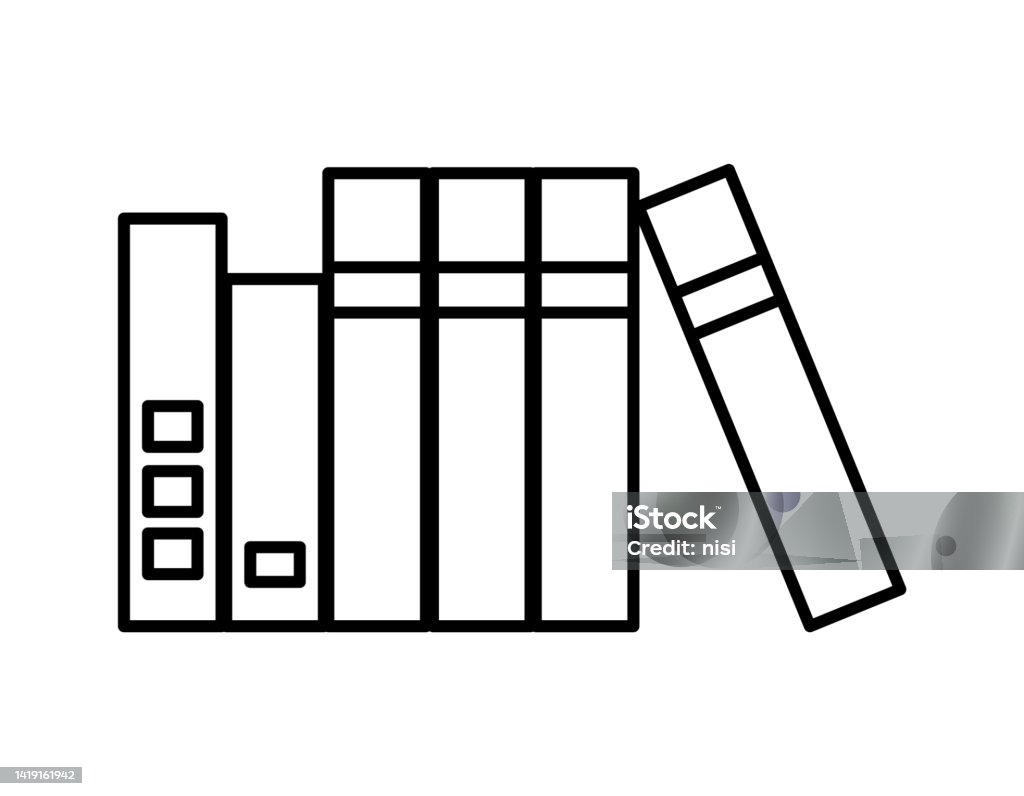 Book Reference Vector Vector Illustration Of The Book textbook Reference Books Stock ...