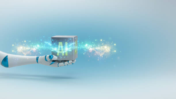 istock robot hand holding a cube with the message AI - 3d illustration 1419168314