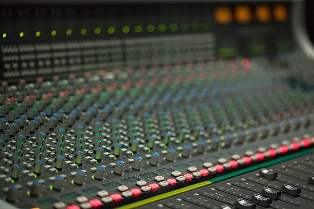 istock Large Music Mixer desk in recotding studio 141916858