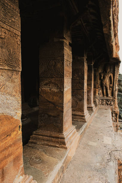 istock Badami cave 2 with pillers, Karnataka,India 1419173680