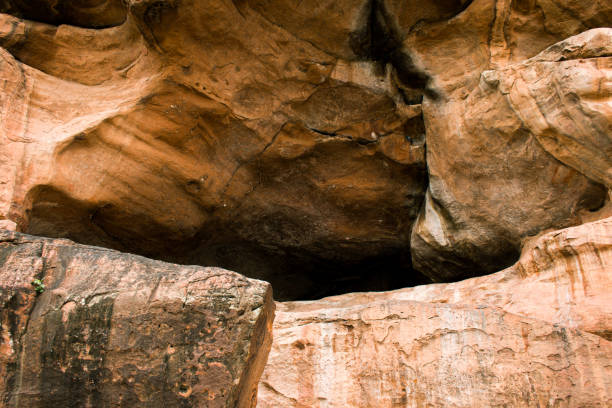 istock Ancient Rock-cut cave of Badami, India 1419173715