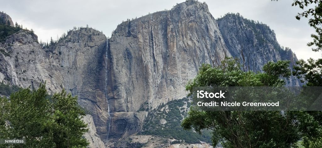 Yosemite Falls Beauty Stock Photo