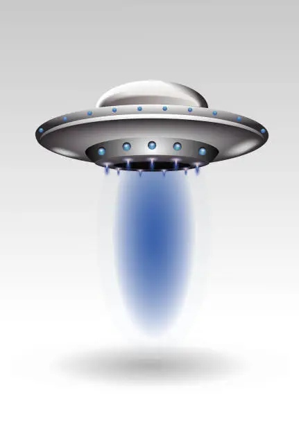 Vector illustration of UFO 2