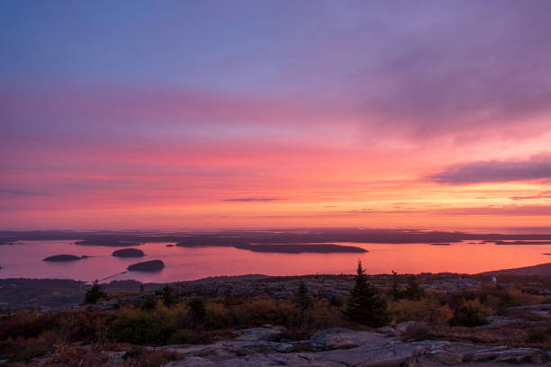 istock View from Cadillac Mountain at dawn 1419191286