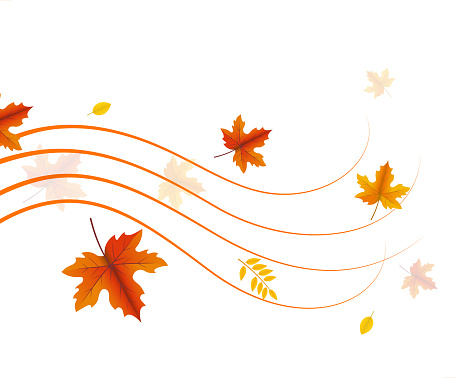 autumn leaves background design