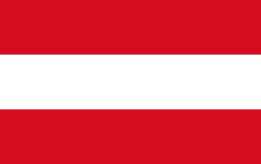Flag of the Austria. Vector illustration.