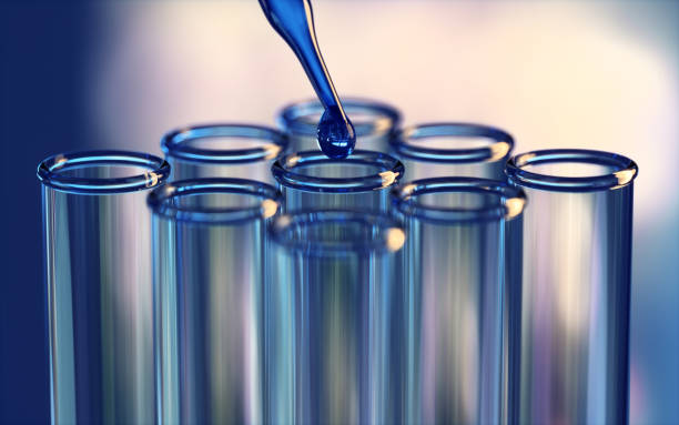 istock Close up of examining of test sample 1419221999