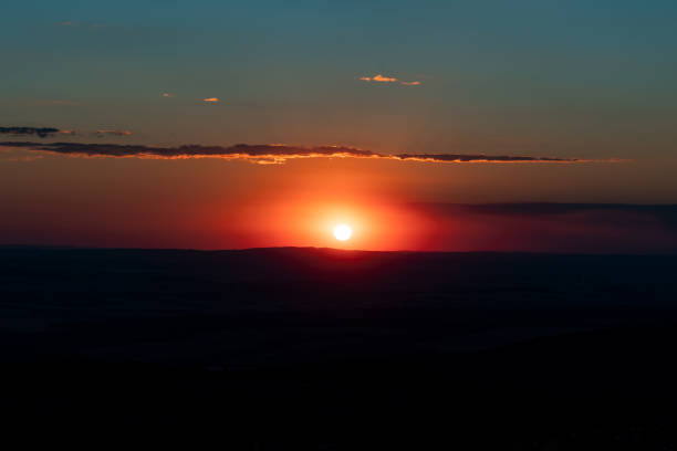 istock Sunset, dramatic sky and scenic landscape. 1419236654