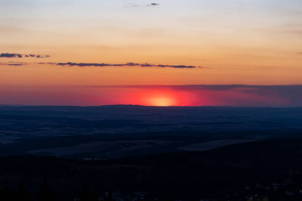 istock Sunset, dramatic sky and scenic landscape. 1419236660