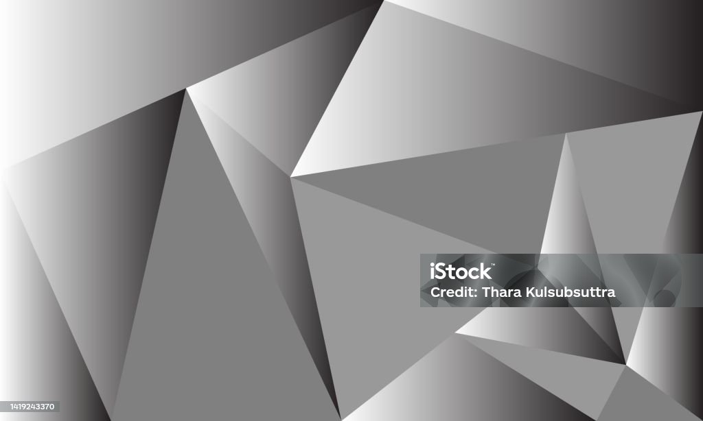 Dynamic Grey Triangle Illustration Triangle Shape Geometry Gray Tone On Rectangle Background ...