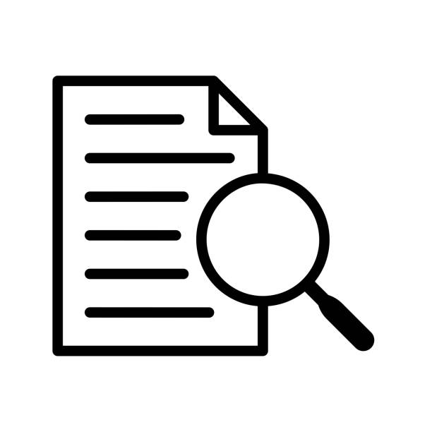 Case study icon. Looking for a work icon. Searching document icon. Case study icon. Looking for a work icon. Searching document icon. case study stock illustrations