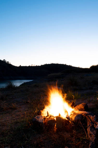 istock Campfire in nature at sunset 1419247918