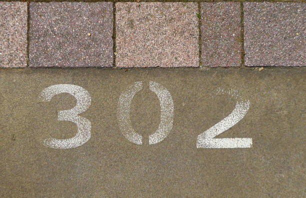 istock painted number on a parking lot 1419253603