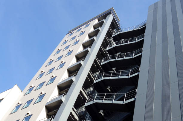 istock modern modern design office building in the city 1419255657