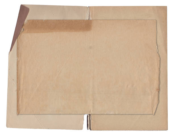 istock Old vintage rough paper with scratches and stains texture isolated 1419256022