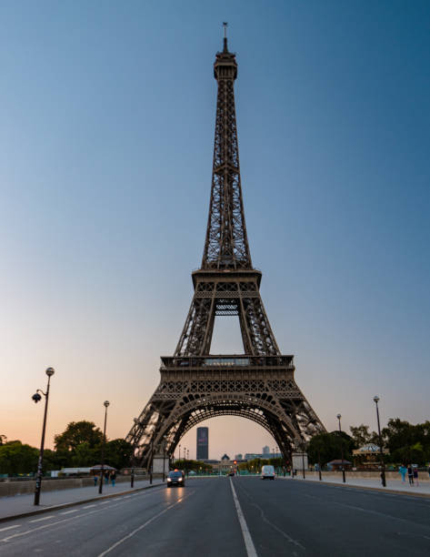 istock Eiffel tower at Sunrise in Paris France, Paris Eifel tower on a summer day 1419257587