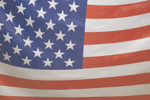 istock American flag as a background. Blurred background. 1419279266