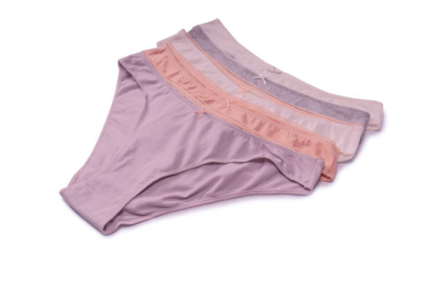 istock Women cotton panties isolated on white background. 1419279357