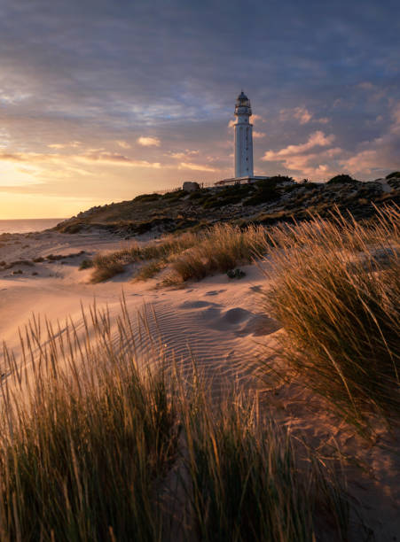 istock Trafalgar Lightghouse sunset 1419281289