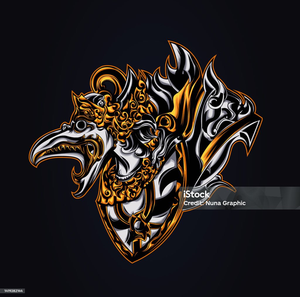 Tree R Logo Garuda Garuda Logo Stock Illustration - Download Image Now - Abstract, Animal ...