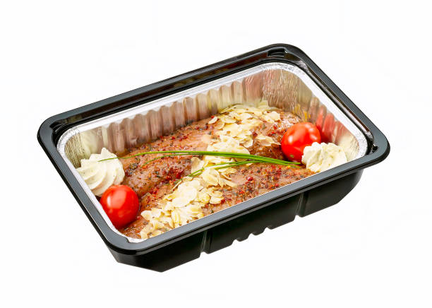 istock Turkey tenderloin filet with spices in plastic tray 1419282253