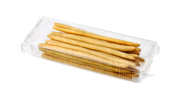 istock Delicious Italian bread sticks in plastic 1419282278