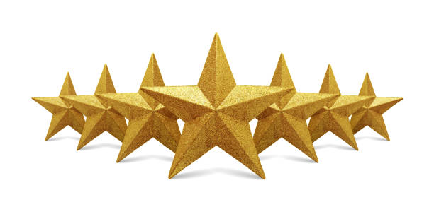 istock Seven stars rating service isolated on white background 1419292864