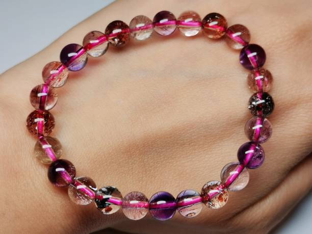 istock Super seven crystal bracelet 1419294456