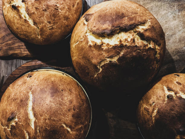 istock Fresh baked bread. Delicious homemade bread 1419296974