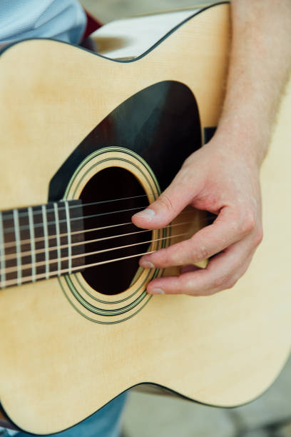 istock man playing acoustic guitar 1419297678