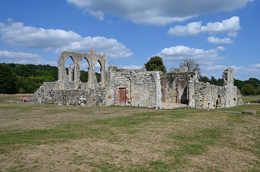 Ruins of an Abbey from the 1200's in the UK.