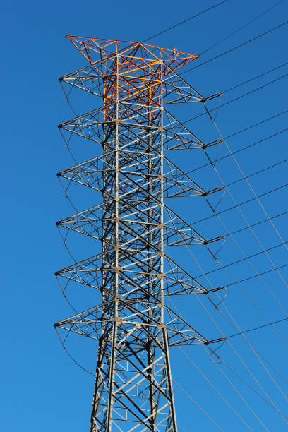 istock High voltage cables on a tall electric pylon 1419303988