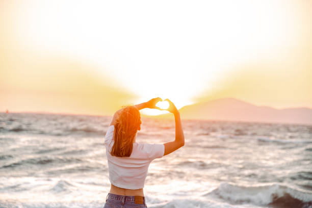istock Beautiful sunset on the beach 1419306734