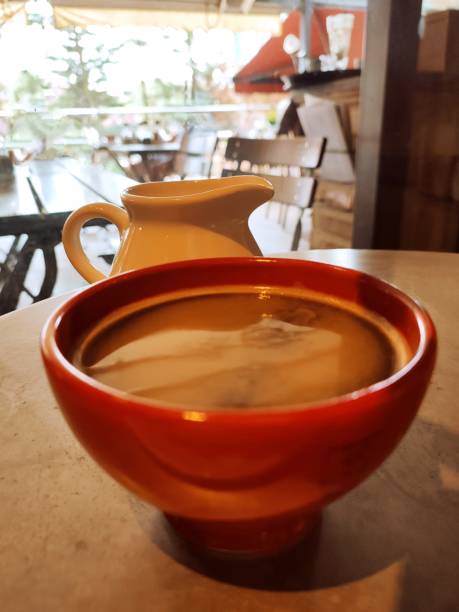 istock Ceramic cup with filter coffee and milk drink at Istanbul turkey 1419310582