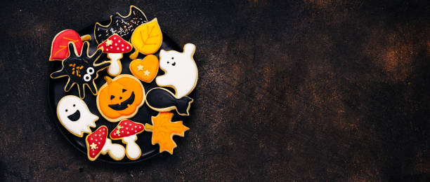 istock Halloween sugar cookies with glase 1419312194