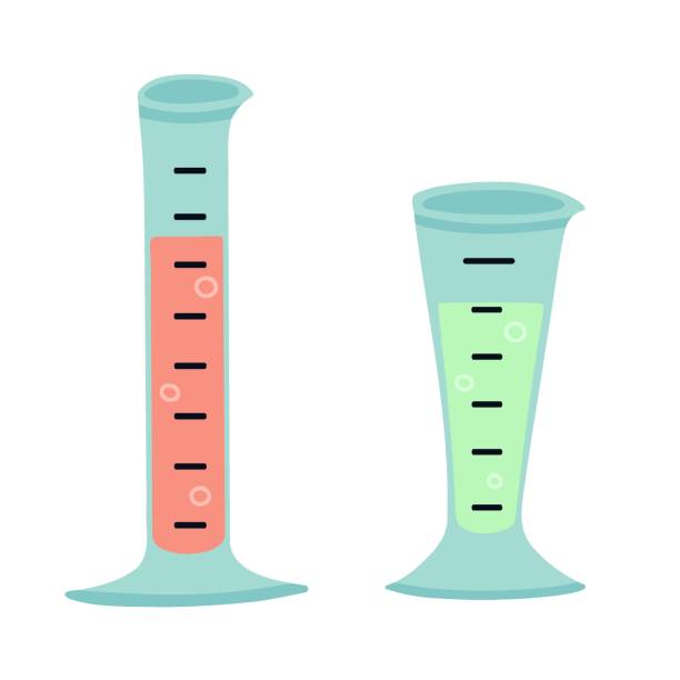 Cartoon Of The Graduated Cylinders Illustrations, Royalty-Free Vector  Graphics & Clip Art - iStock