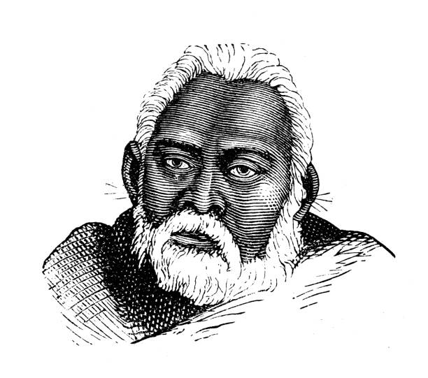 istock Antique illustration, ethnography and indigenous cultures: Laos man 1419326894